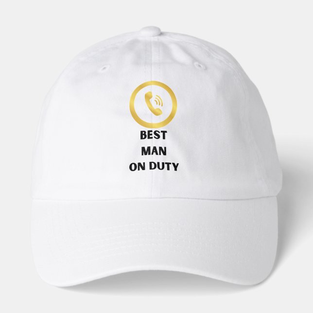 BEST MAN HAT (Front)