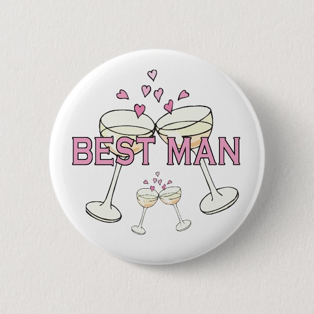 Best Man ID Button (Front)