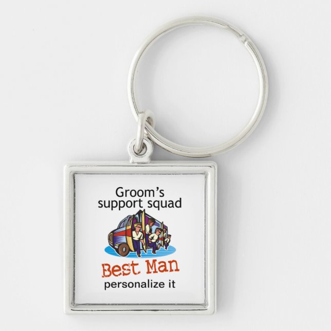 Best Man Keychain (Front)