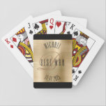 Best Man Monogram Wedding Poker Cards<br><div class="desc">Make your own custom playing cards. Personalize this design with your own text. You can further customize this design by selecting the "customize further" link if desired.</div>