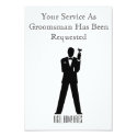 Best Man or Groomsman Invite