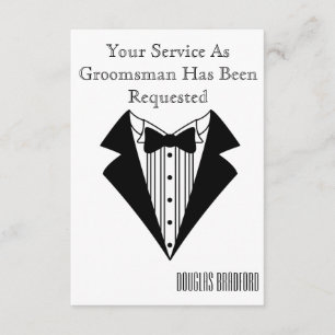 Best Man or Groomsman Invite