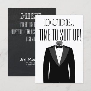Best Man or Groomsman Proposal Invitation