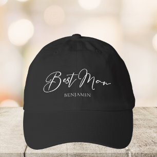 Best Man Personalized Chic Bachelor Party Hat