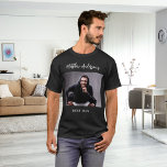 BEST MAN photo bachelor party T-Shirt<br><div class="desc">Personalize and add your own photo of the bachelor.  Personalize and add a name. Text: BEST MAN</div>