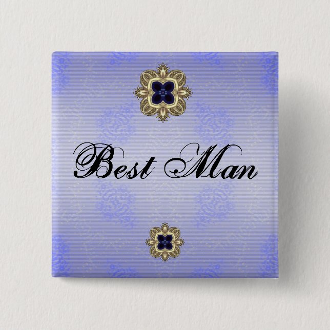 Best Man Pinback Button (Front)