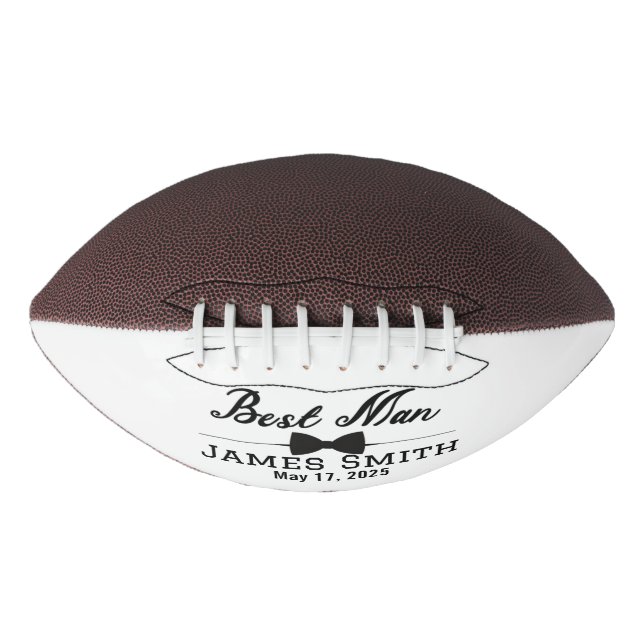 Best Man Proposal Football (Front)