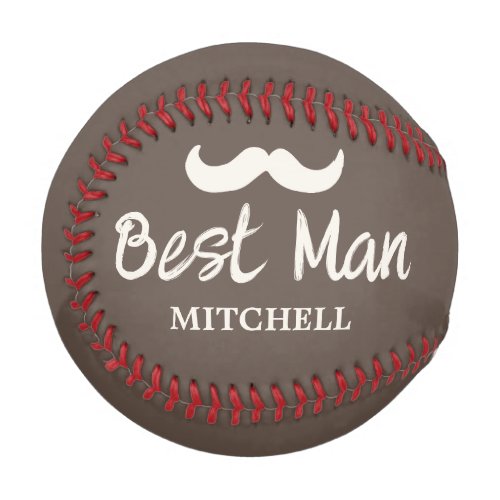 Best Man Proposal Wedding Name Date  Baseball