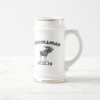 Best Man Stein Vintage Moose
