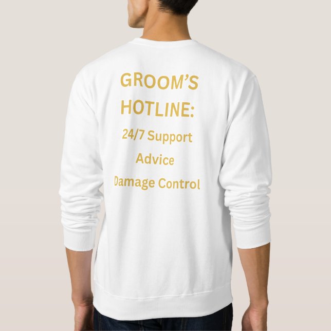 BEST MAN SWEATSHIRT (Back)