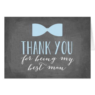 Best Man Thank You | Groomsman Card