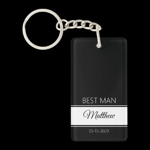 Best Man Thank You Keychain
