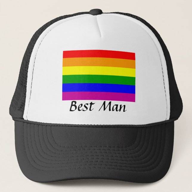 Best Man Trucker Hat (Front)