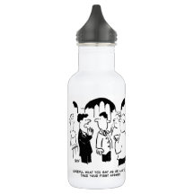 Best Man Warning to Bridegroom Stainless Steel Wat