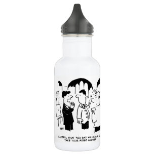 Best Man Warning to Bridegroom Stainless Steel Wat Water Bottle
