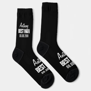 Best Man wedding favor socks gift for groomsmen