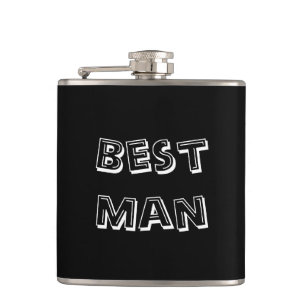 Best Man Wedding Flask