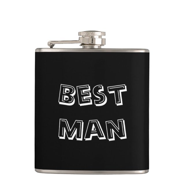Best Man | Wedding Flask (Front)