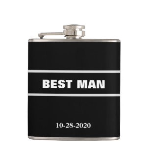 Best Man Wedding Flask