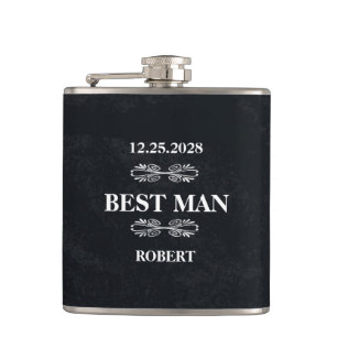 Best Man Wedding Flask