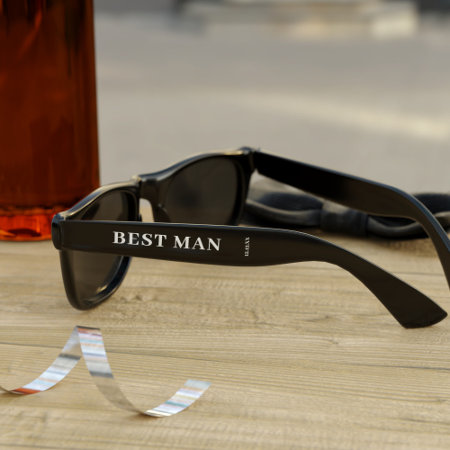 Best Man Wedding Party Sunglasses