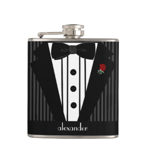 Best Man Wedding Personalized Flask