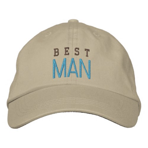 Best Man wedding spirit bachelor blue baseball cap