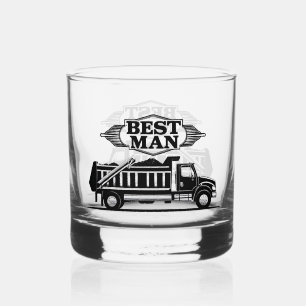 Best Man Whiskey Glass