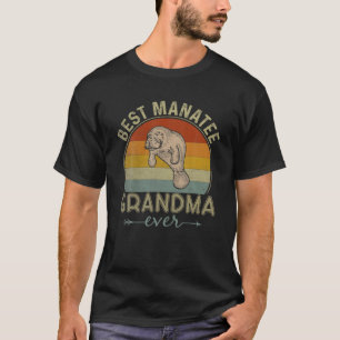 Best Mana Grandma Ever Retro Design Funny Mother's T-Shirt
