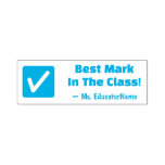 [ Thumbnail: "Best Mark in The Class!" Teacher Rubber Stamp ]