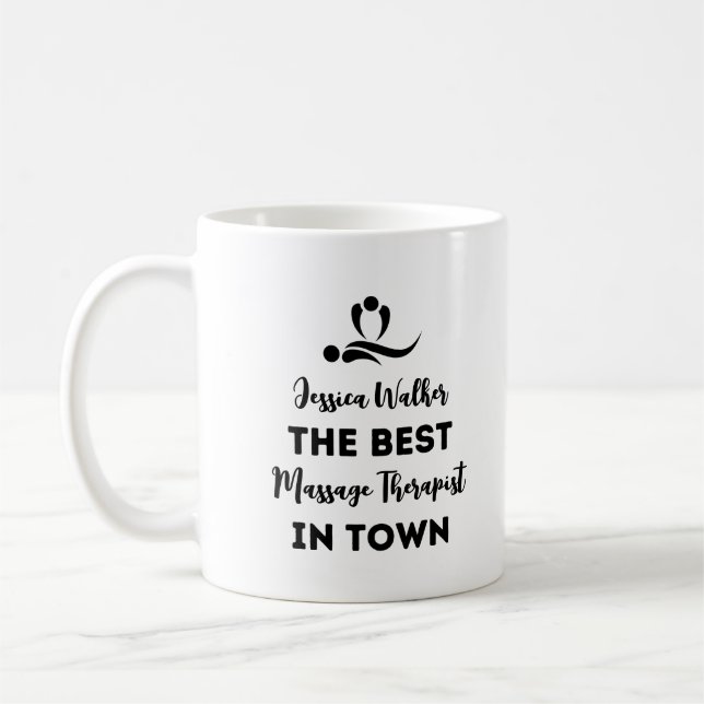 Best Massage Therapist In Town Coffee Mug (Left)