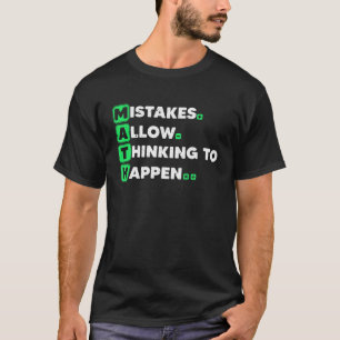 Best Math Art For Men Women Calculus Algebra Math T-Shirt