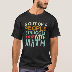Best Math Teacher Art Men Women Math Joke Calculus T-Shirt