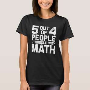 Best Math Teacher Art Men Women Math Joke Calculus T-Shirt