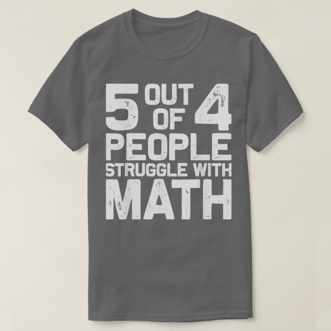 Best math teacher art men women math joke calculus T-Shirt (Design Front)