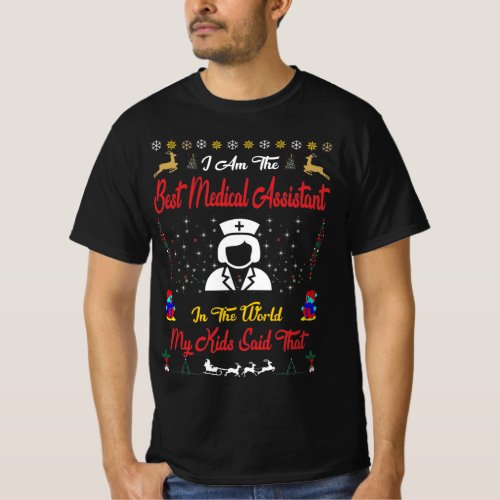 Best Medical Assistant Christmas T_Shirt