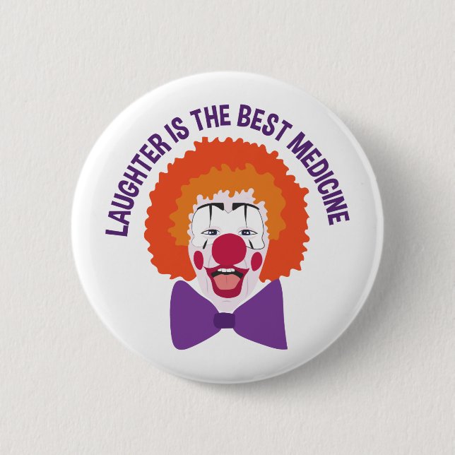 Best Medicine Pinback Button (Front)