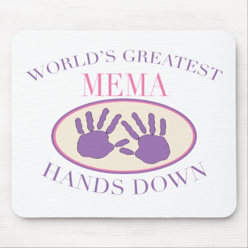 Best MeMa Hands Down T_shirt Mouse Pad