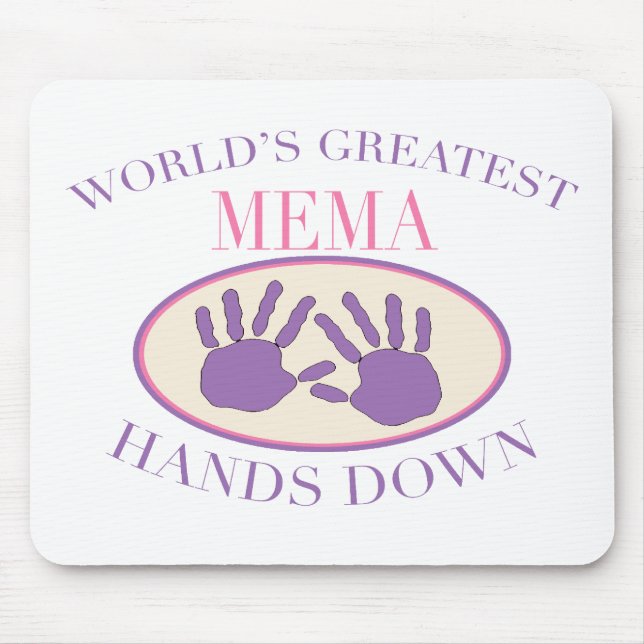 Best MeMa Hands Down T-shirt Mouse Pad (Front)