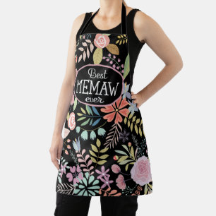 Best Memaw Ever Grandmother Apron