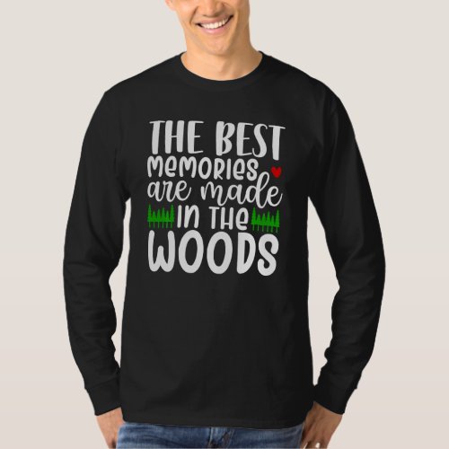 Best Memories Woods Camping Boondocking For Kids A T_Shirt