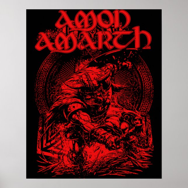 Best Merch of Amon Amarth Band Music Fan Gift Poster (Front)