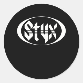 Best Merch Of The Styx Band Music Legends Classic Round Sticker