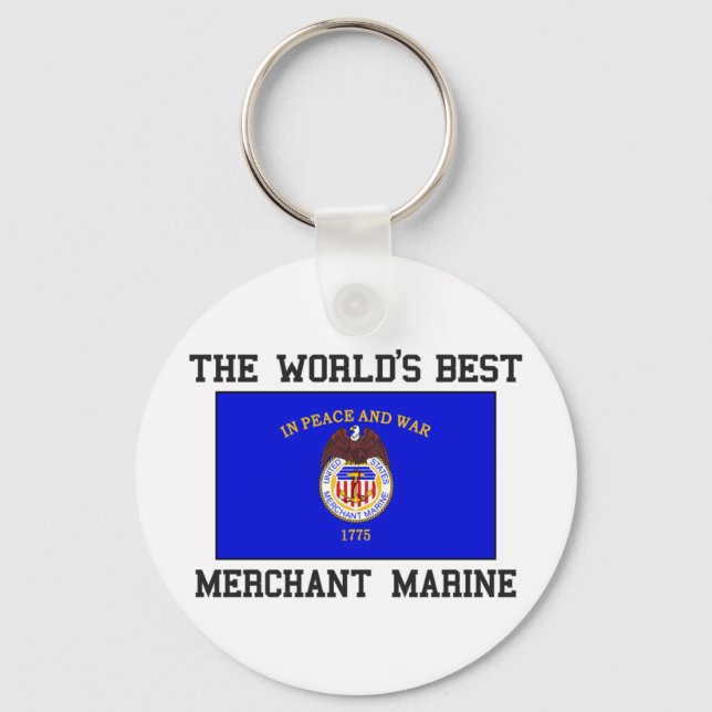 Best Merchant Marine Keychain (Front)