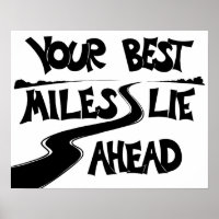 Best Miles marathon spectator poster