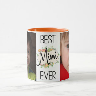 Best Mimi Ever Custom Photos Mug
