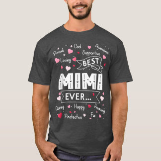 Best Mimi Ever Funny First Time Grandma Mothers Da T-Shirt