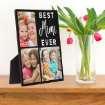 Best Mimi Ever Grandkids 3 Photo Collage   Plaque<br><div class="desc">Best Mimi Ever Grandkids 3 Picture Collage Frame Plaque -- Unique photo gift  for grandma to personalize with 3 pictures of grandkids.  Makes a treasured keepsake gift for grandma for birthday, mother's day, grandparents day, etc</div>