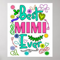 Best Mimi Ever Mom Poster- Mothers Day Posters