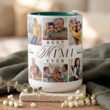Best Mimi Ever Personalized 8 Photo Collage Gift